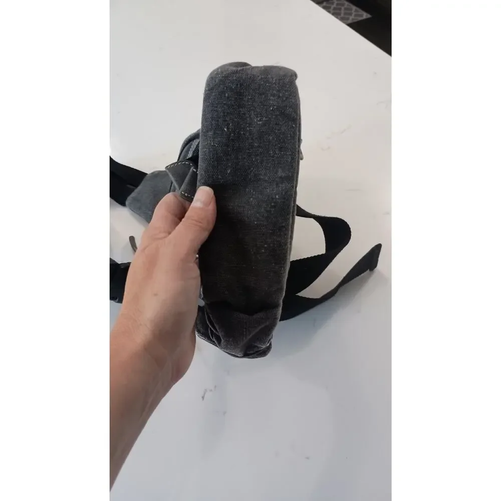 Device Haze rugged black body bag unique uneven fabric texture & compartments